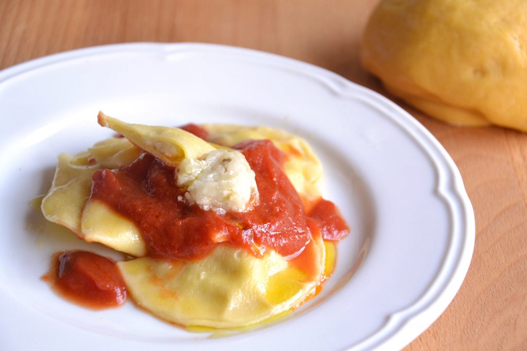 Ravioli alle melanzane