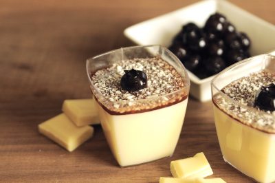 Panna cotta al cioccolato bianco