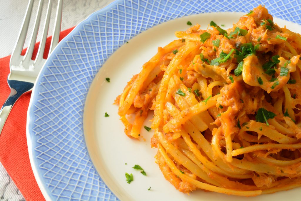 Pasta con ragu di pesce