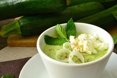 Crema fredda di zucchine