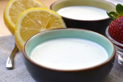 Panna cotta al limone