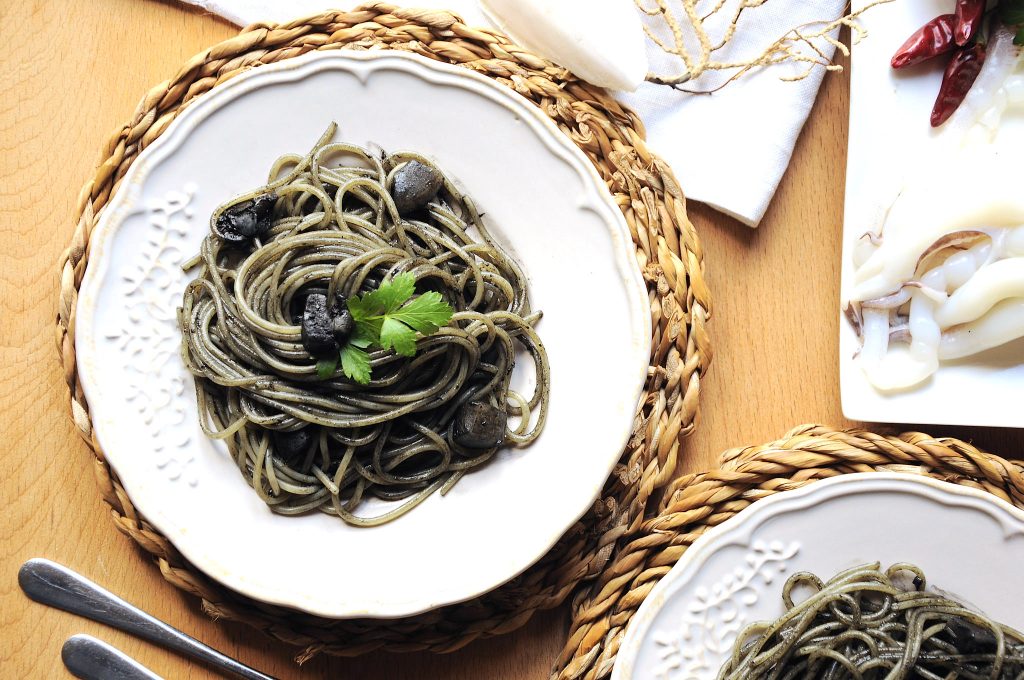 Spaghetti al nero di seppia