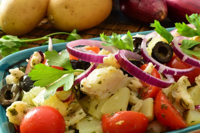 Insalata di patate e baccala