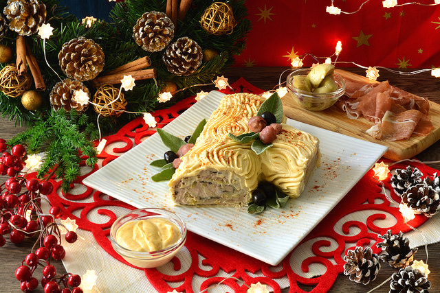 Ricetta Tronchetto Di Natale Salato.Tronchetto Di Natale Salato Bimby Tm31 Tm5