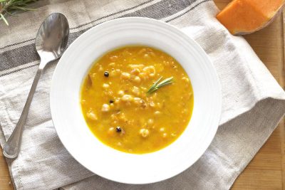 Zuppa di zucca e ceci Bimby