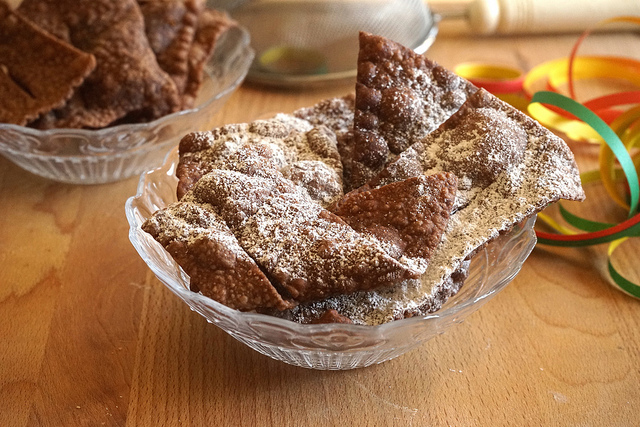 Chiacchiere al cacao