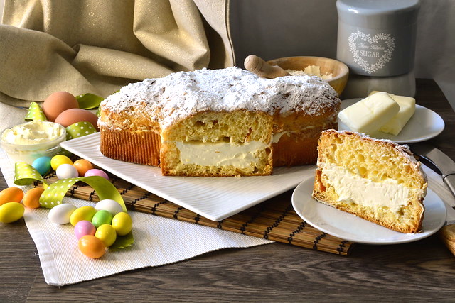 Colomba con crema al mascarpone