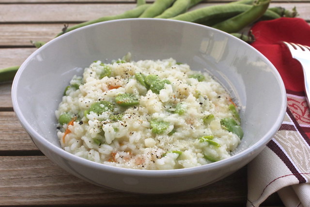 Risotto con le fave