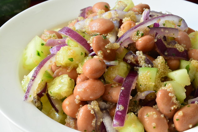 Insalata fredda di amaranto