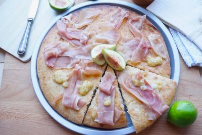 Focaccia prosciutto crudo e fichi alla Bonci