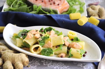 Pasta al salmone fresco