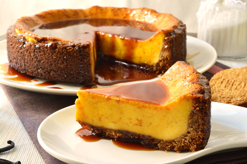 New York cheesecake al caramello