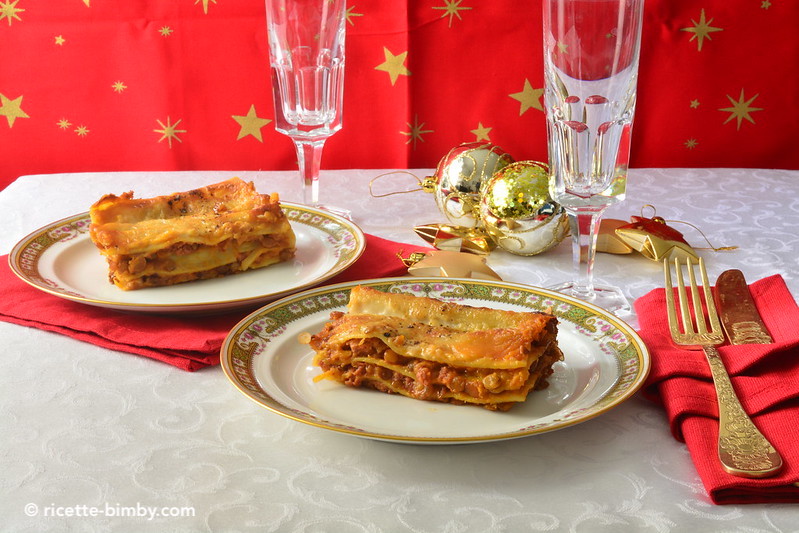 Lasagne lenticchie e cotechino Bimby