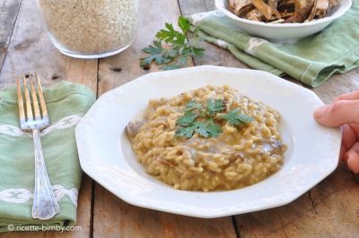 Risotto ai funghi secchi Bimby