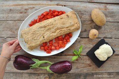 Polpettone di melanzane con il Bimby