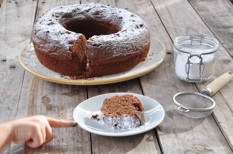 Ciambella al cioccolato Bimby: super cioccolatosa!