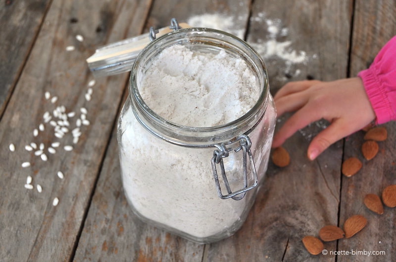 Farina senza glutine per dolci con il Bimby