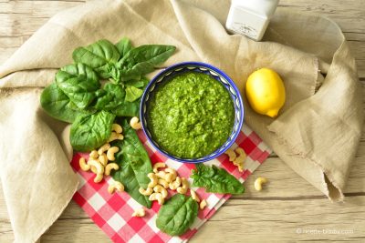 Pesto di spinaci Bimby