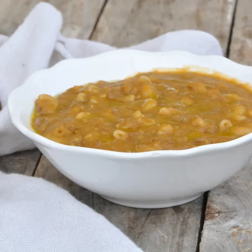 Crema di lenticchie Bimby con pasta