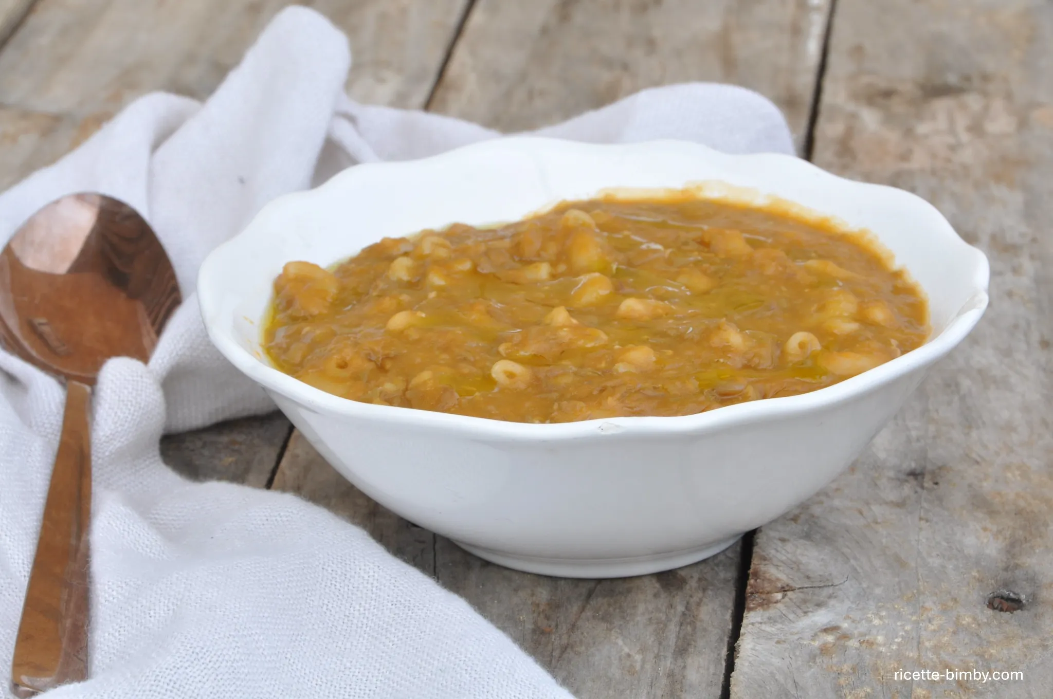 Crema di lenticchie Bimby con pasta