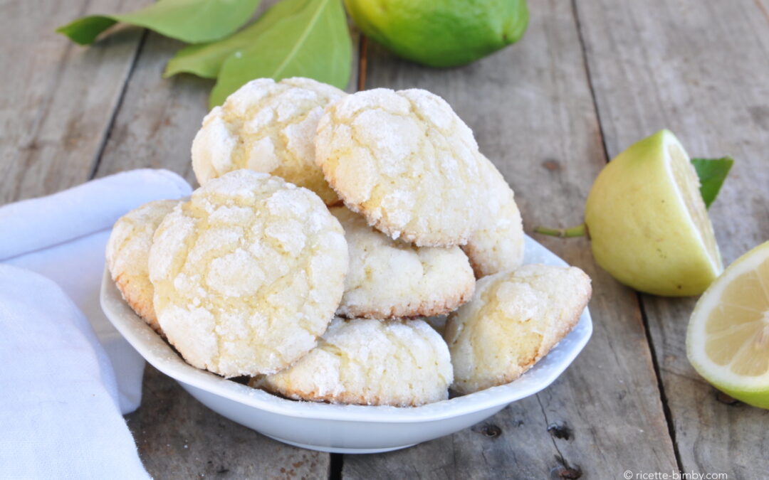 Lemon Crinkle Cookies Bimby