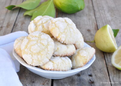 Lemon Crinkle Cookies Bimby