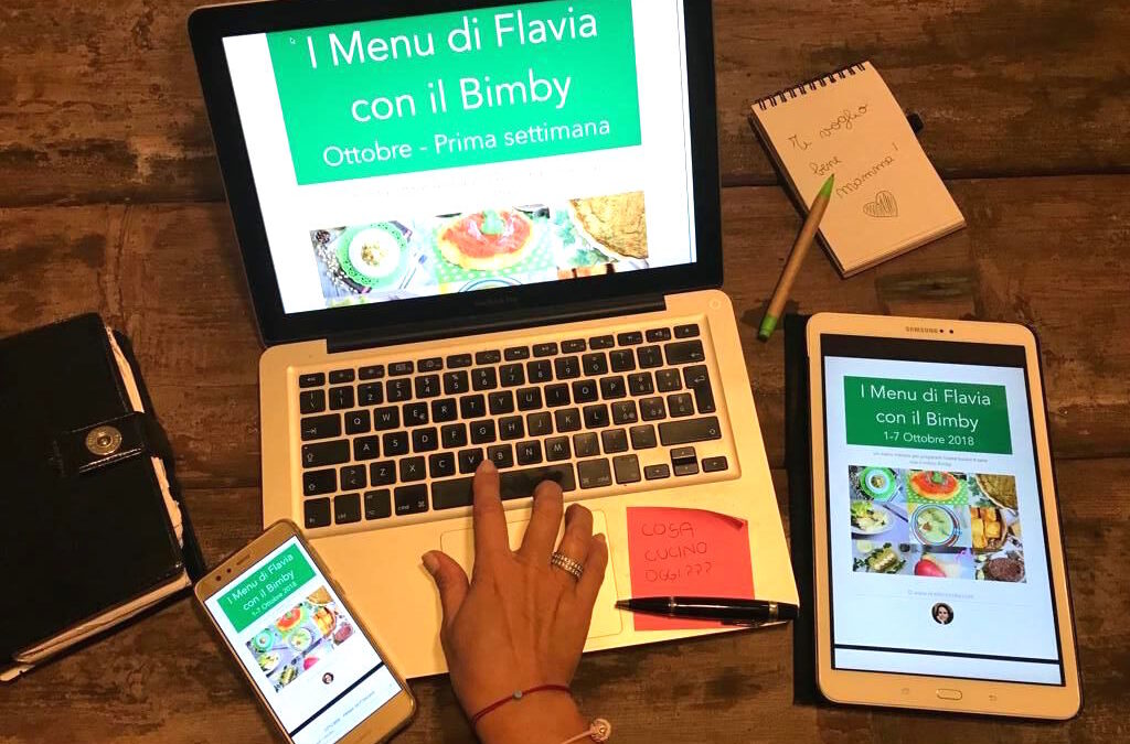 I Menu di Flavia con il Bimby – Abbonamento trimestrale
