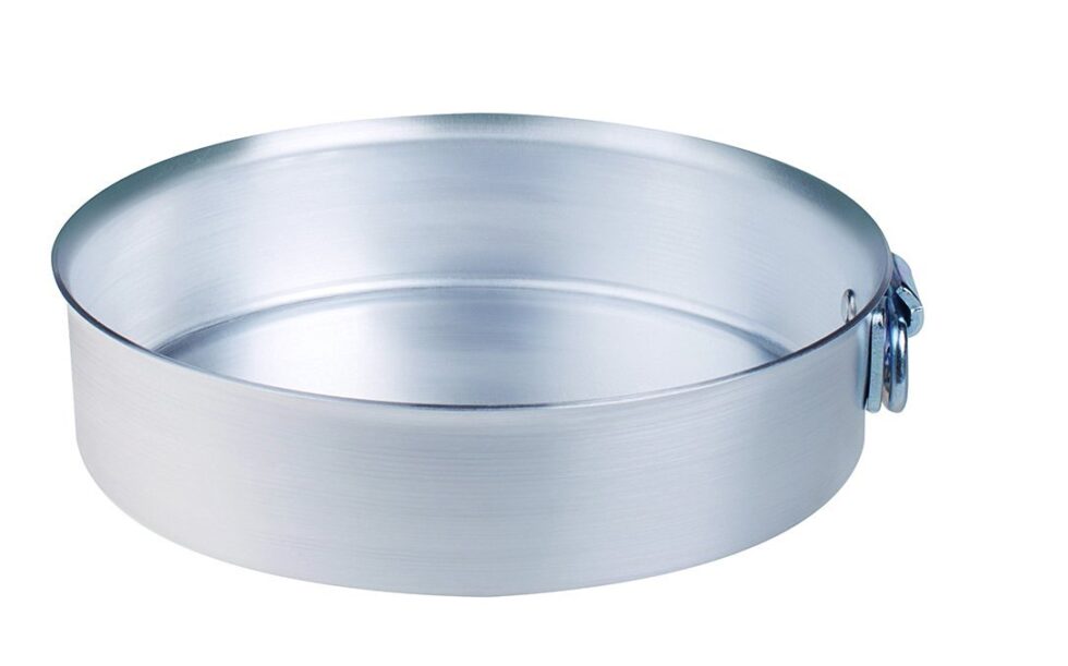Tortiera 40 cm. Decora. Teglia Professionale Tonda e Dritta. Altezza 10