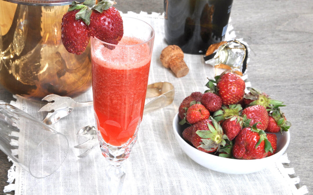 Rossini: aperitivo fragole e prosecco
