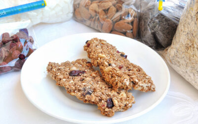 Barrette energetiche di avena fatte in casa