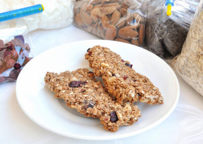 Barrette energetiche di avena fatte in casa