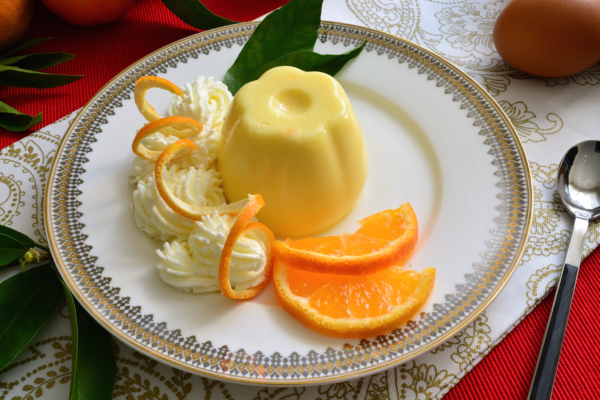 Bavarese al mandarino Bimby