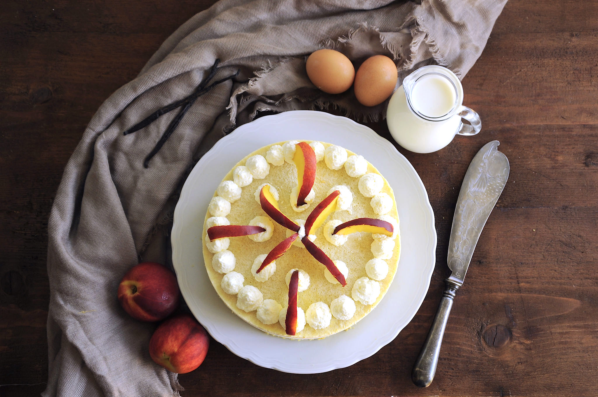 Bavarese alla pesca Bimby