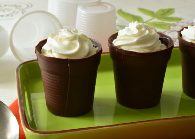 Bicchierini di cioccolato