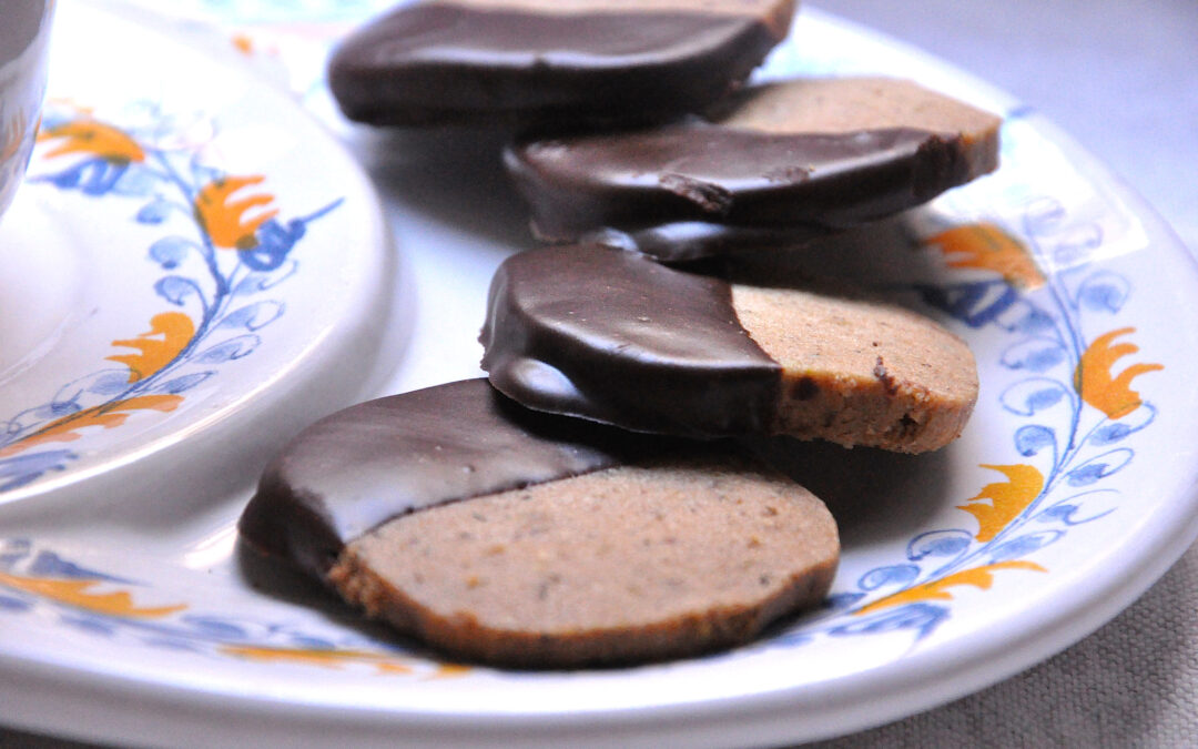 Biscotti pistacchio e cioccolato