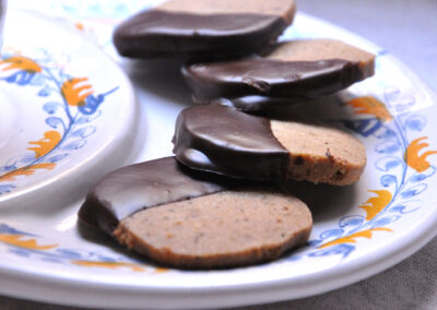 Biscotti pistacchio e cioccolato