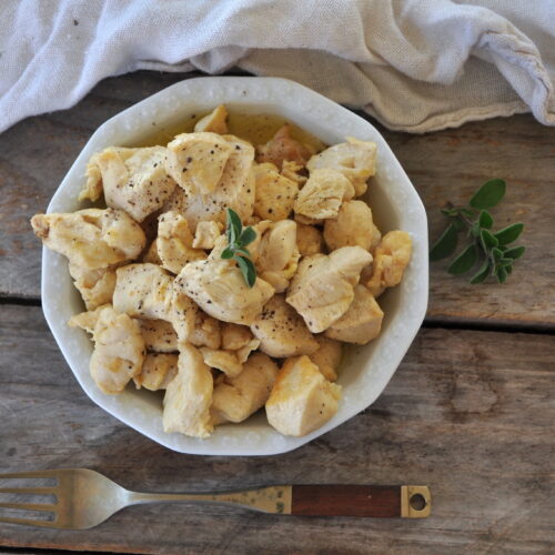 Bocconcini di pollo insaporiti Bimby