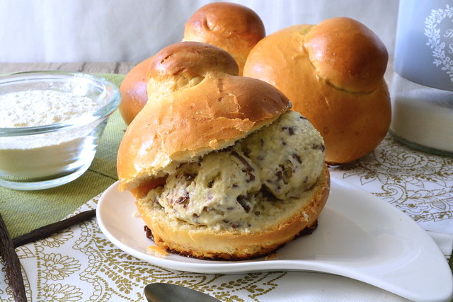 Brioche per gelato senza uova Bimby
