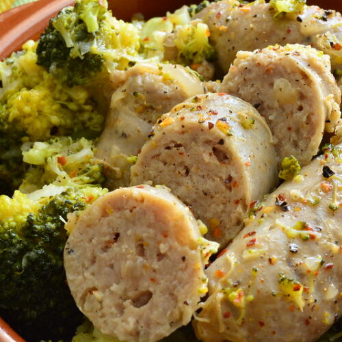 Broccoli e salsiccia Bimby al Varoma