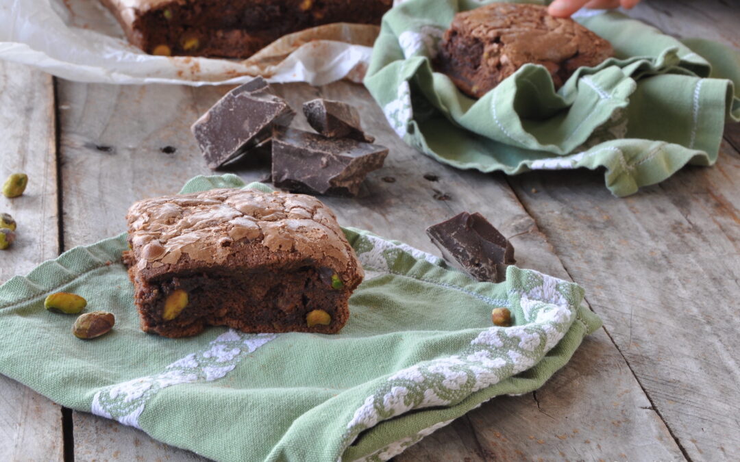 Brownies al pistacchio