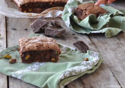Brownies al pistacchio