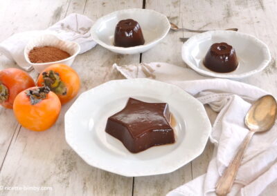 Budino cachi e cacao