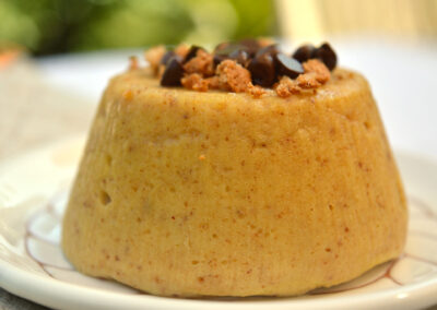 Budino ricotta e amaretti
