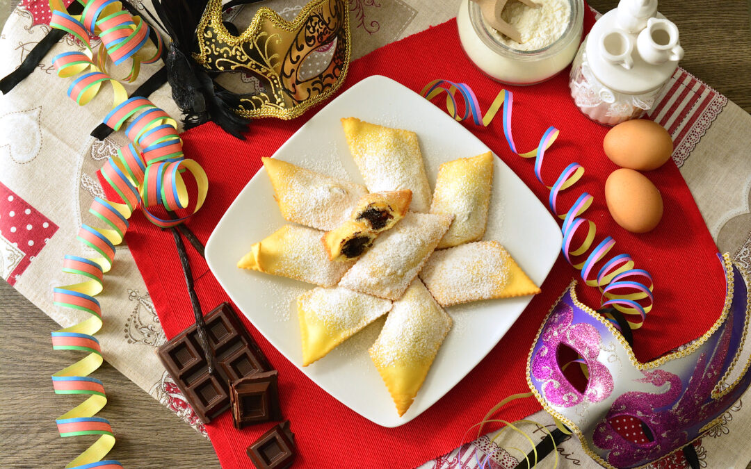 Bugie ripiene al cioccolato