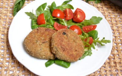 Burger di melanzane