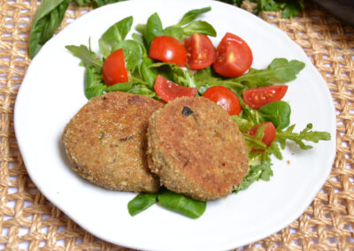 Burger di melanzane