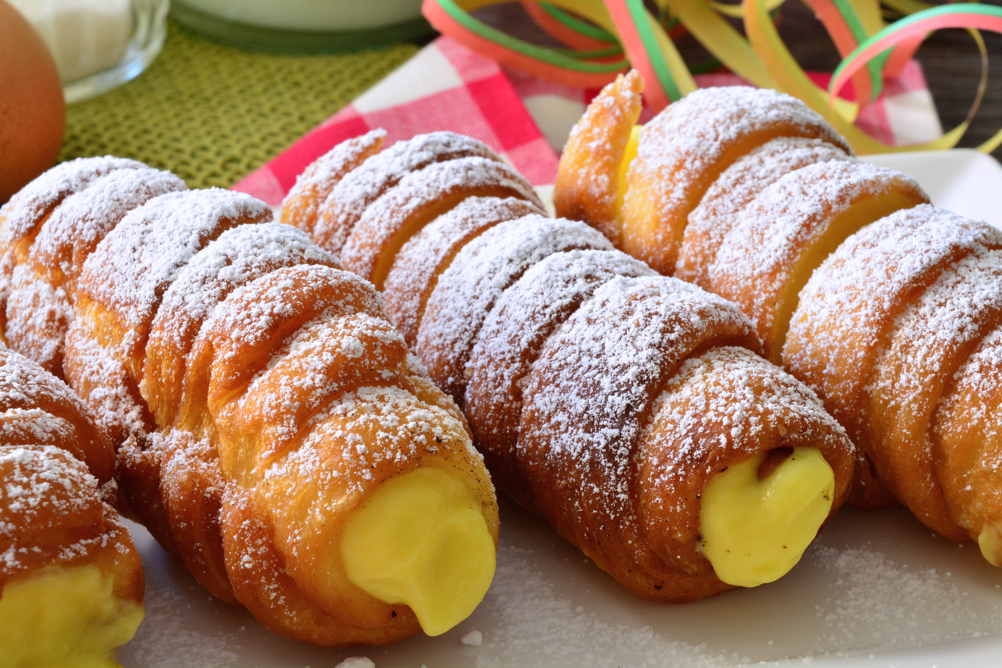 Cannoncini alla crema Bimby