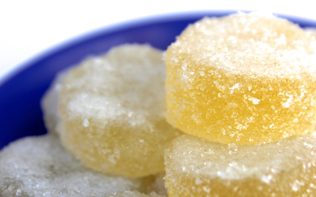 Caramelle gelatine al limone: gelèe