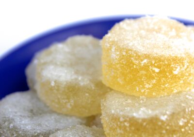 Caramelle gelatine al limone: gelèe