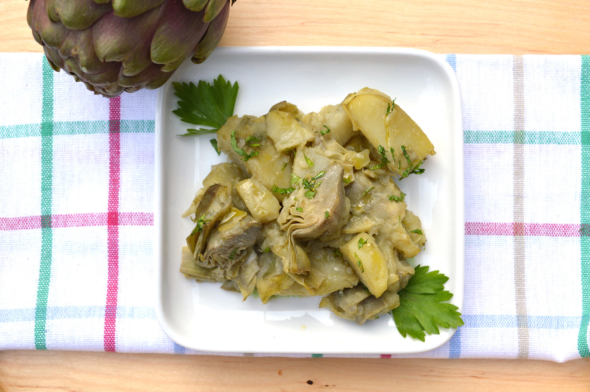 Carciofi e patate Bimby